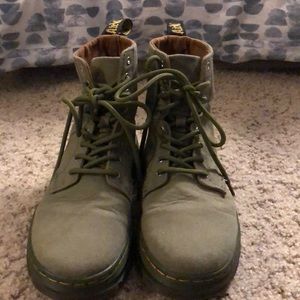 Dr. Martens canvas lace-up boots